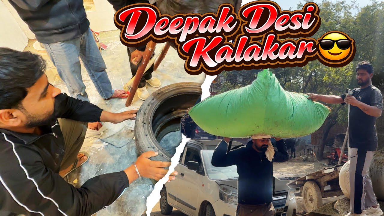 Tyres Ka Sofa Bana Diya Deepak Kalakar😎 | Abhishek | Deepak Anish Comedy 