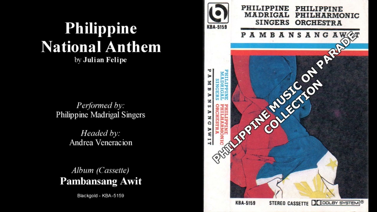 Lupang Hinirang - Philippine Madrigal Singers (1985)