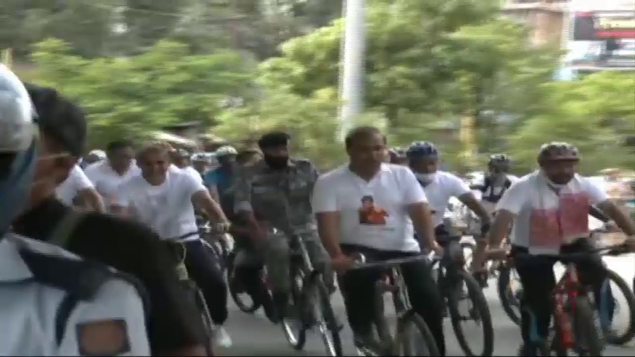 Live from &lsquo;Go for Glory- Lovlina&rsquo;  bicycle rally.