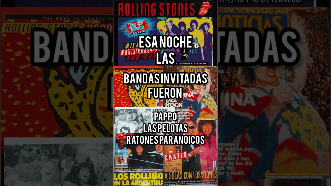 NotiRock - The rolling stones Argentina 1995
