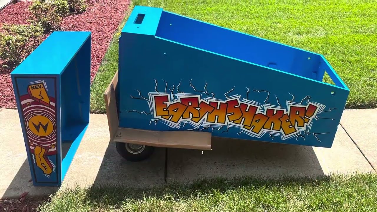 Earthshaker Pinball Cabinet Painting Log