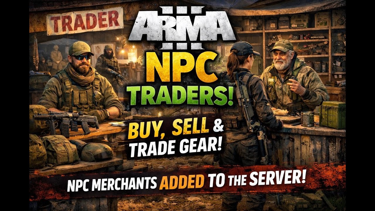 How to Add NPC Traders to Your Arma 3 Exile Dedicated Server | Buy & Sell Traders