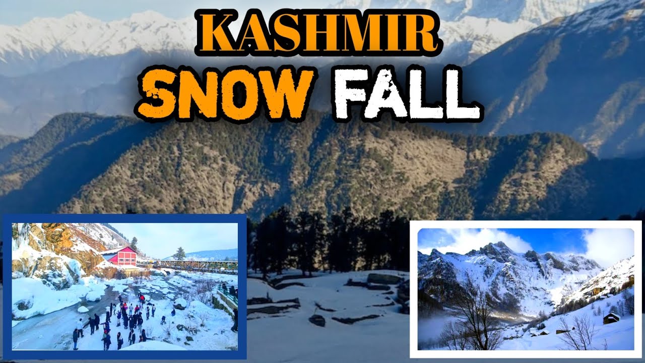 Kashmir Covered in Snow ❄️ A Winter Dream 
