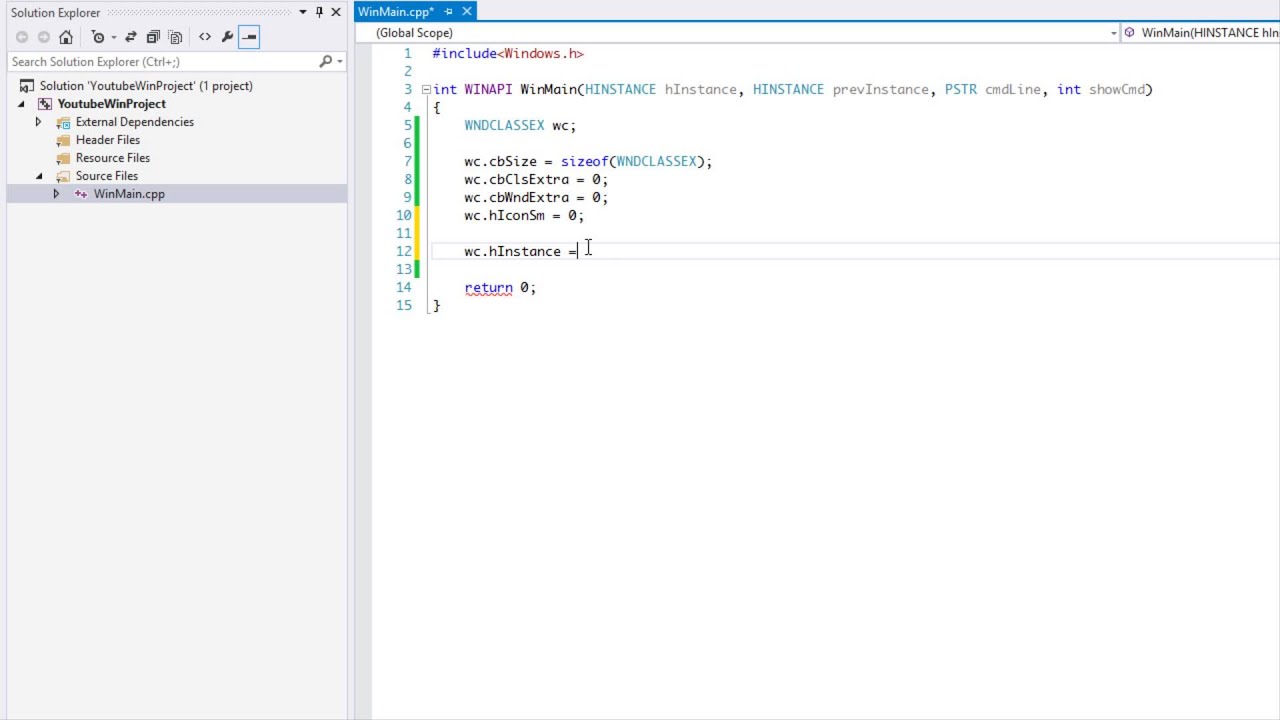 C++ Windows Programming Made Easy Tutorial 3 - Creating a Window [Part 1]
