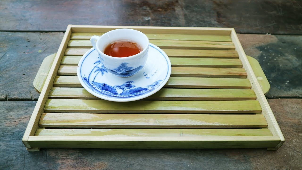 Diy tea tray from bamboo - Bamboo Furniture