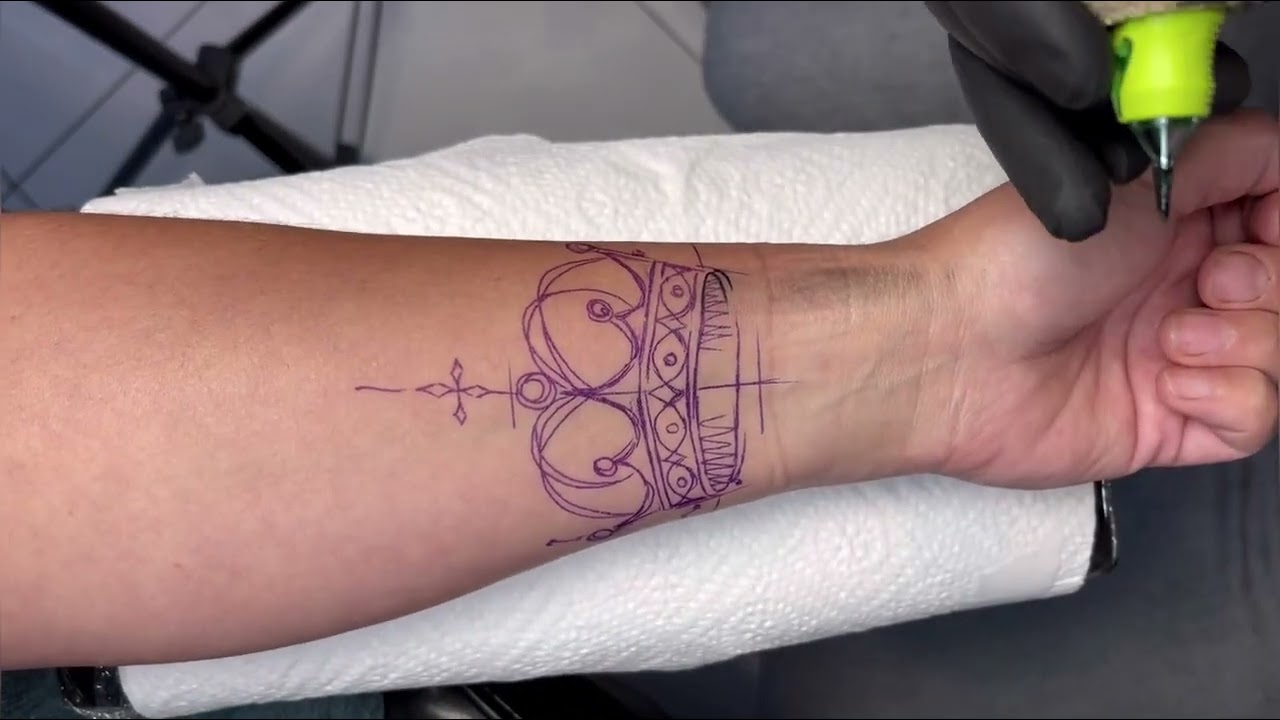 Crown tattoo 5RL only