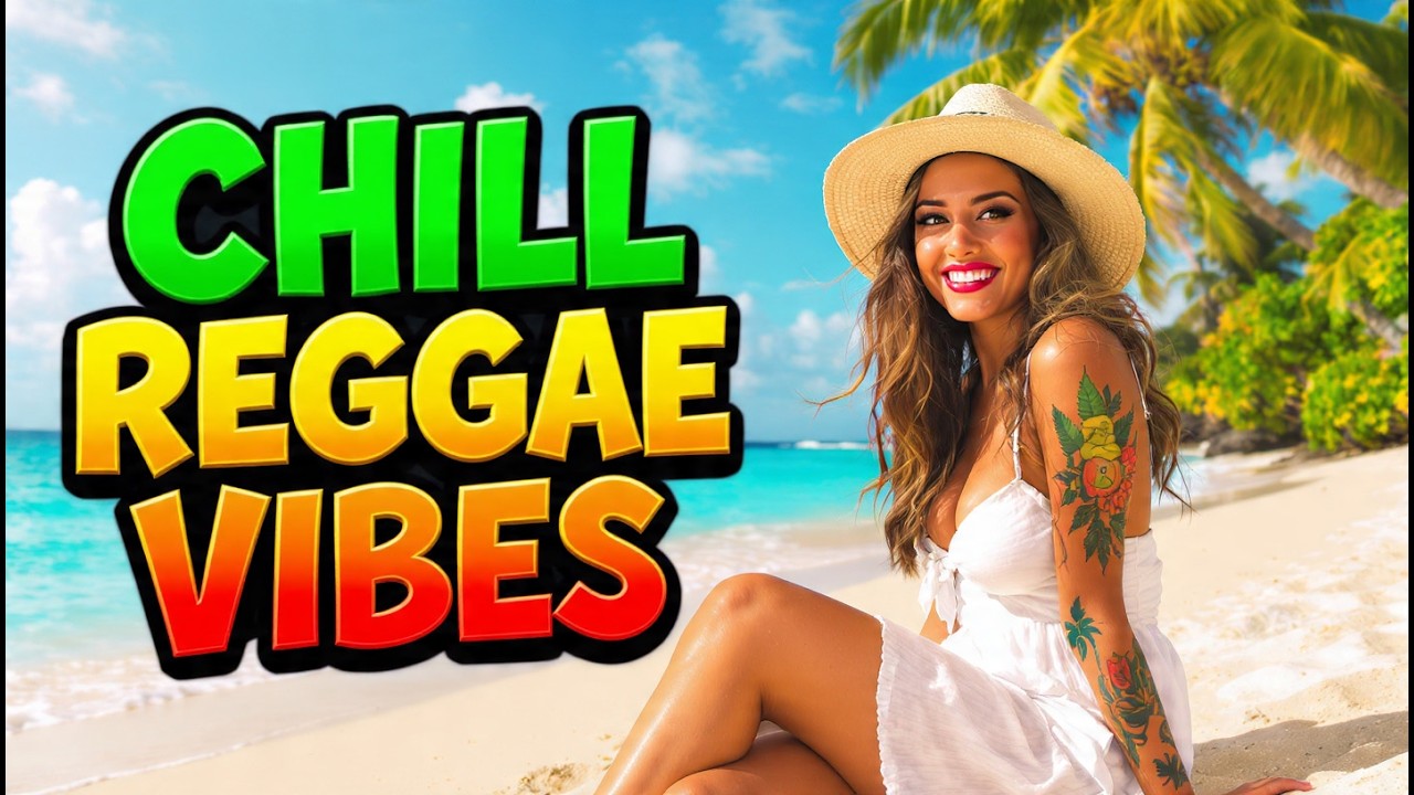 Relaxing Tropical Island Reggae LIVE 🌴 Soft Caribbean Beats for Positive Energy