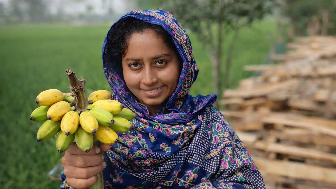গাছ পাকা সবরি কলা... দেখেই মনে শান্তি