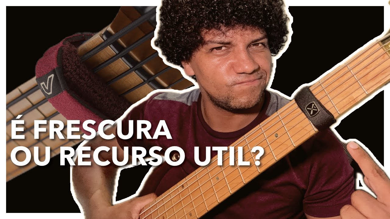 FRETWRAPS / STRING DAMPER PRA QUE SERVE ESSA XUXINHA NO BRAÇO DO BAIXO / GUITARRA?