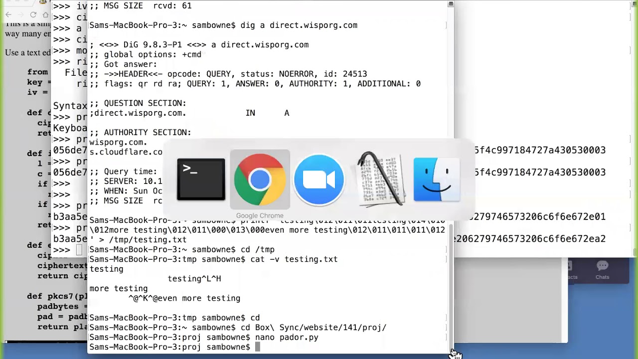 CNIT 141: Padding Oracle Attack