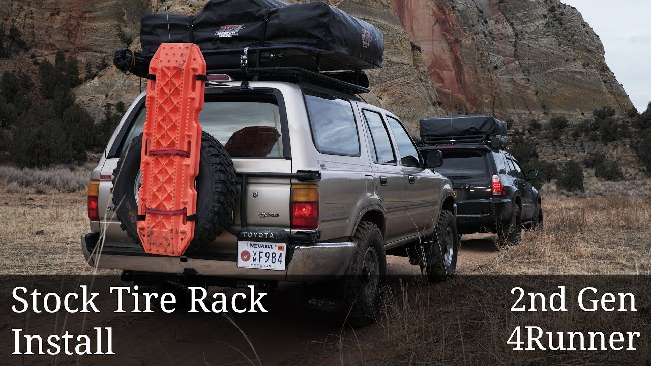 Tire Rack Mount Install - 2nd Gen 4Runner