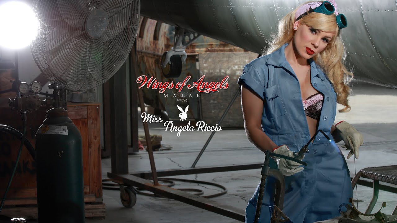 Wings of Angels Book Shoot, Angela Riccio, Playboy Model