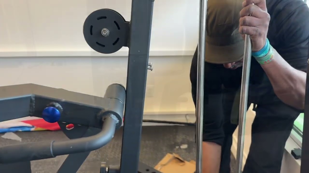 ExCore fitness leg curl Extension machine assembly video