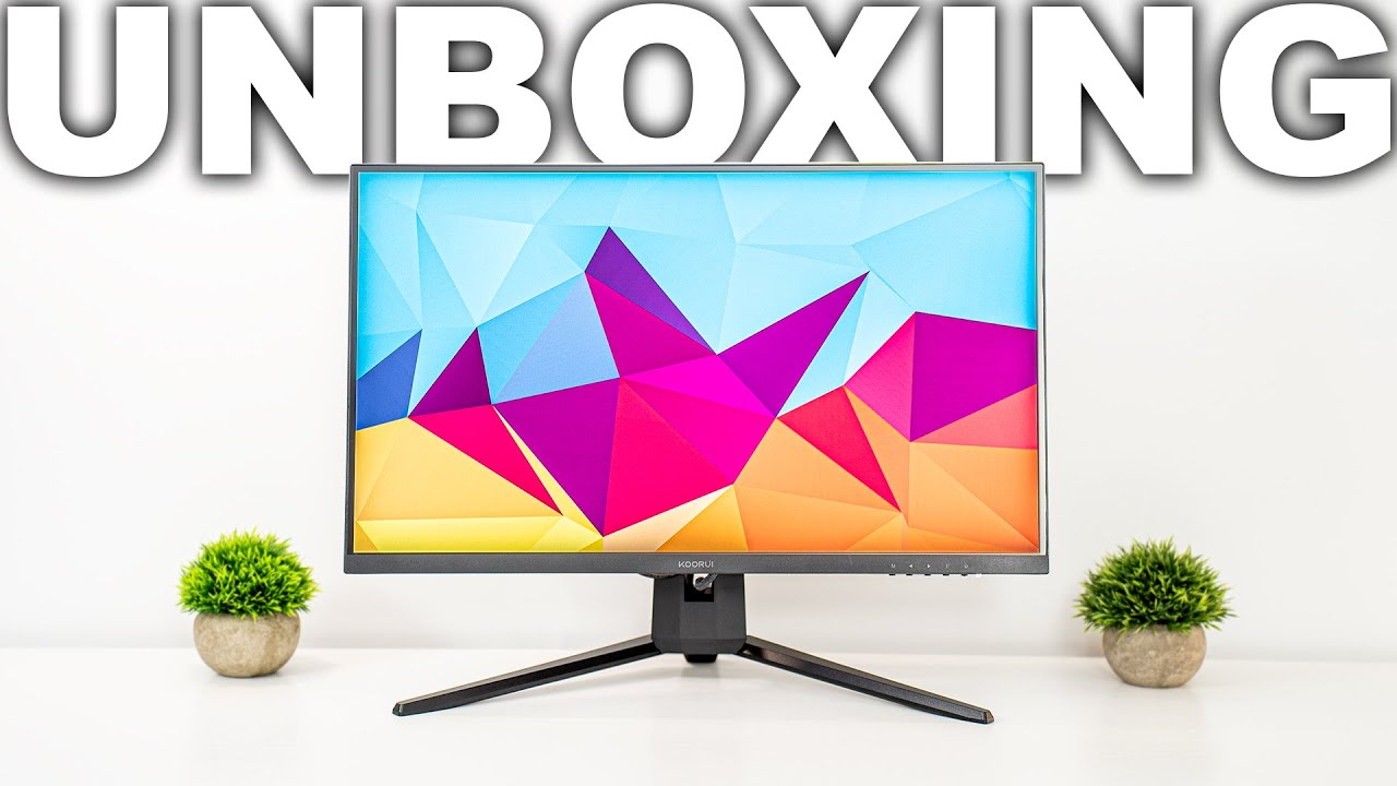 KOORUI 27” QHD 1440p Gaming Monitor Unboxing (27E1QA)