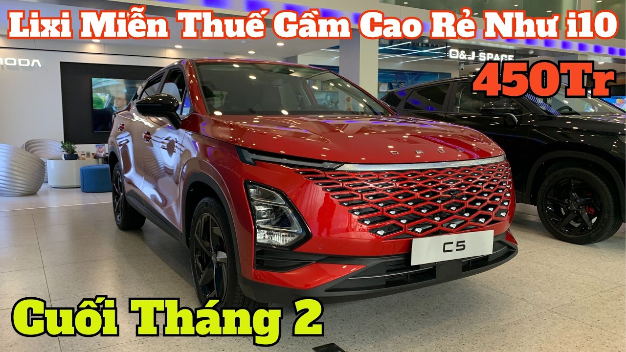 Giá Khuyến Mại Omoda C5 Cuối Tháng 2.Lixi Miễn Thuế Gầm Cao Rẻ Như i10, Giá Lăn Bánh Mới | CarTVnew