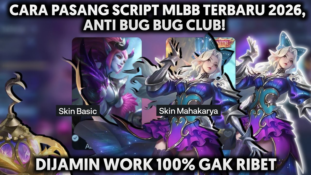 Cara Pasang Script Mobile Legends Terbaru 2026‼️ PASTI WORK 100% #mlbb #mobilelegends 