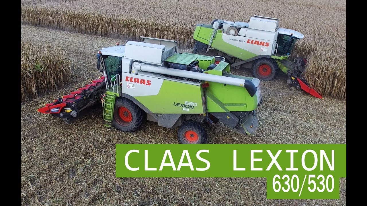 CLAAS LEXION 630 / Loonbedrijf Broekx BVBA / Mais Dorsen 2019 / HD DRONE 2019
