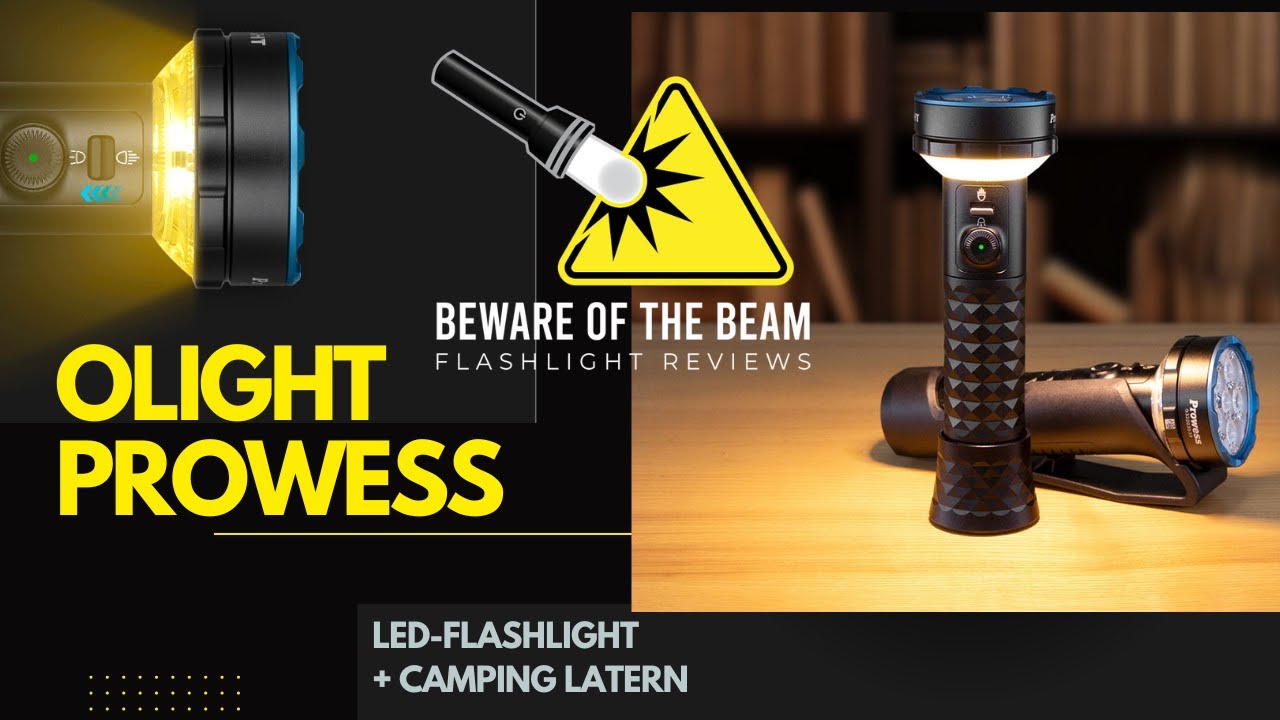 Olight Prowess 5000 Lumen Flashlight + 800 Lumen Camping Lantern review