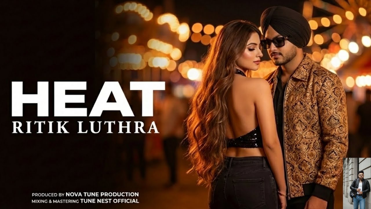 HEAT | Ritik Luthra | Official Visualizer | Nova Tune Production |  Latest punjabi songs 2025
