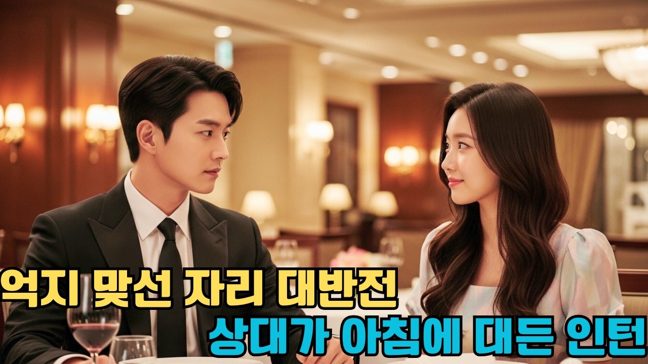 [ 사연 ] 어머니 등쌀에 억지로 나간 맞선 자리... 도망치려다 딱 걸린 상대가 하필 오늘 아침 내게 대들던 당돌한 신입 인턴이라고?! #drama #사내연애