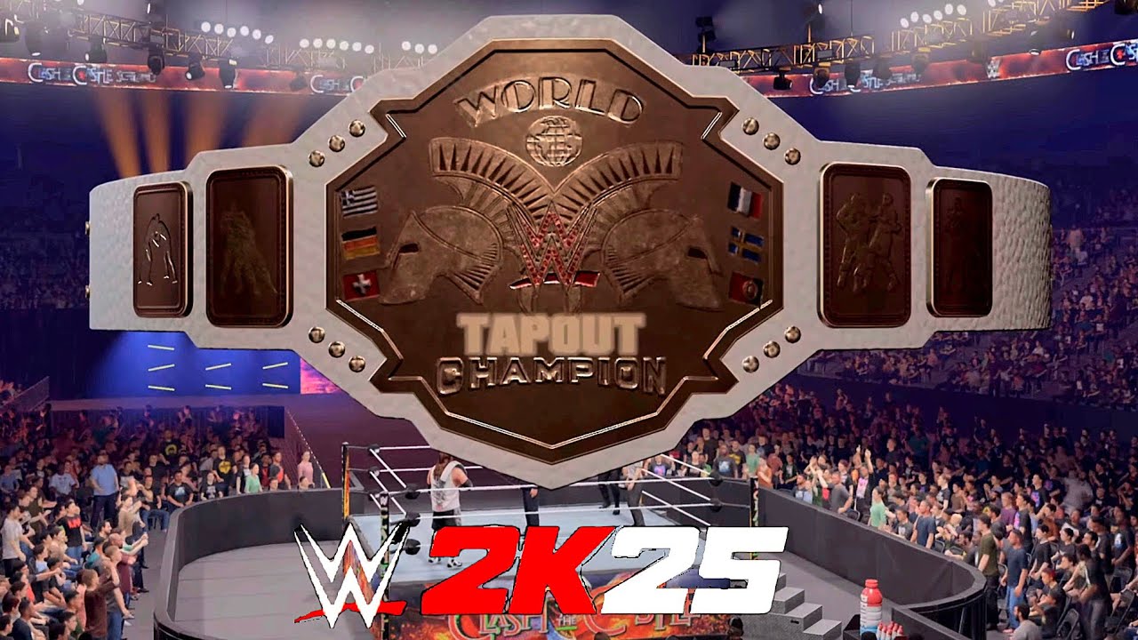 WWE 2k25 PS5 World Tapout Championship Uncle Howdy vs Ace Gower 4k