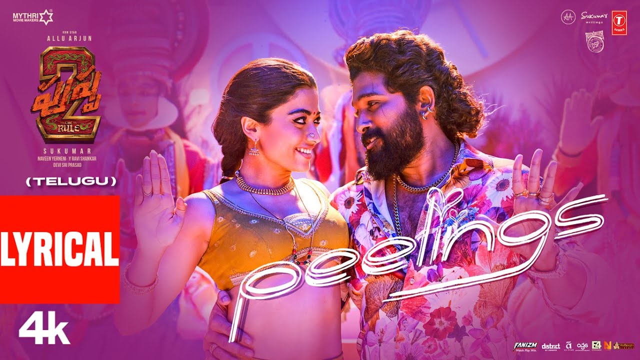 PEELINGS Full Telugu Lyrics | Pushpa 2 The Rule | Allu Arjun | Rashmika | Sukumar | DSP
