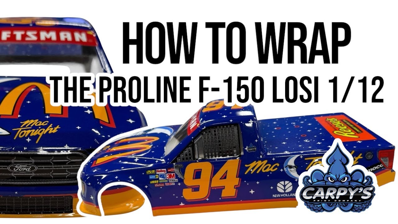 INSTALLING A WRAP ON THE PRO-LINE F-150 Losi
