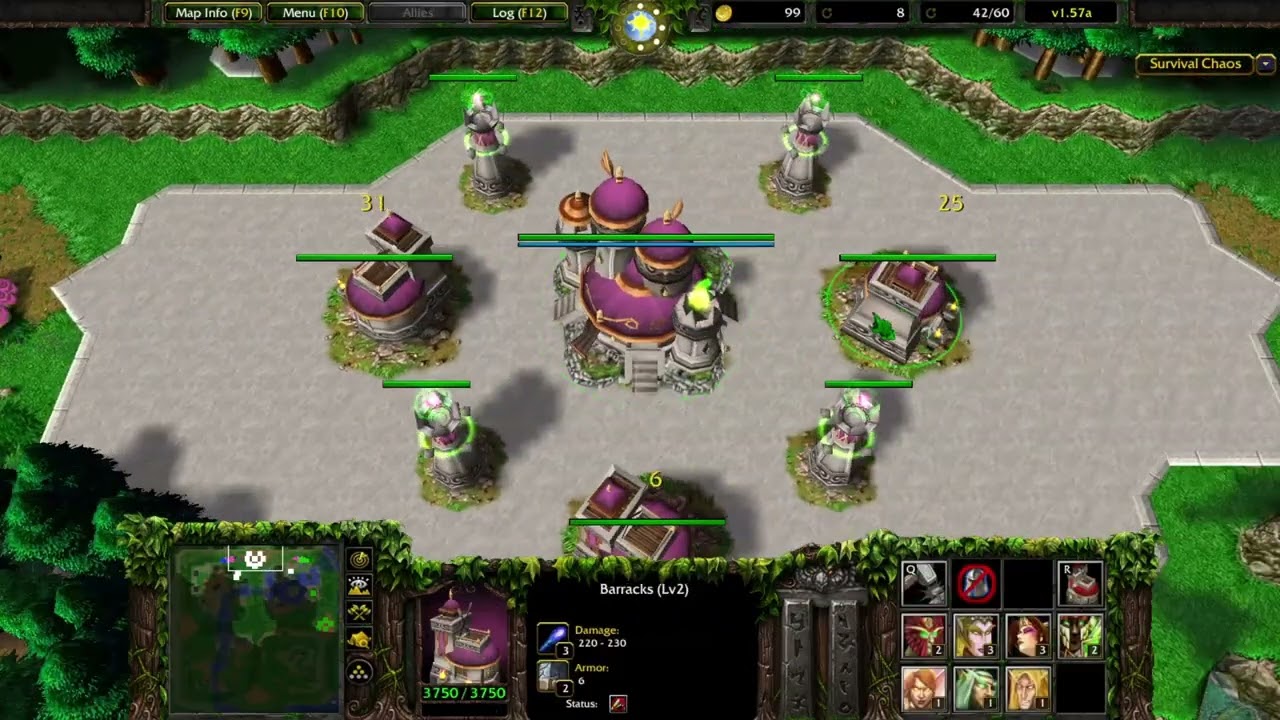 Survival Chaos Reborn | Blood Elves Gameplay | Warcraft 3: The Frozen Throne