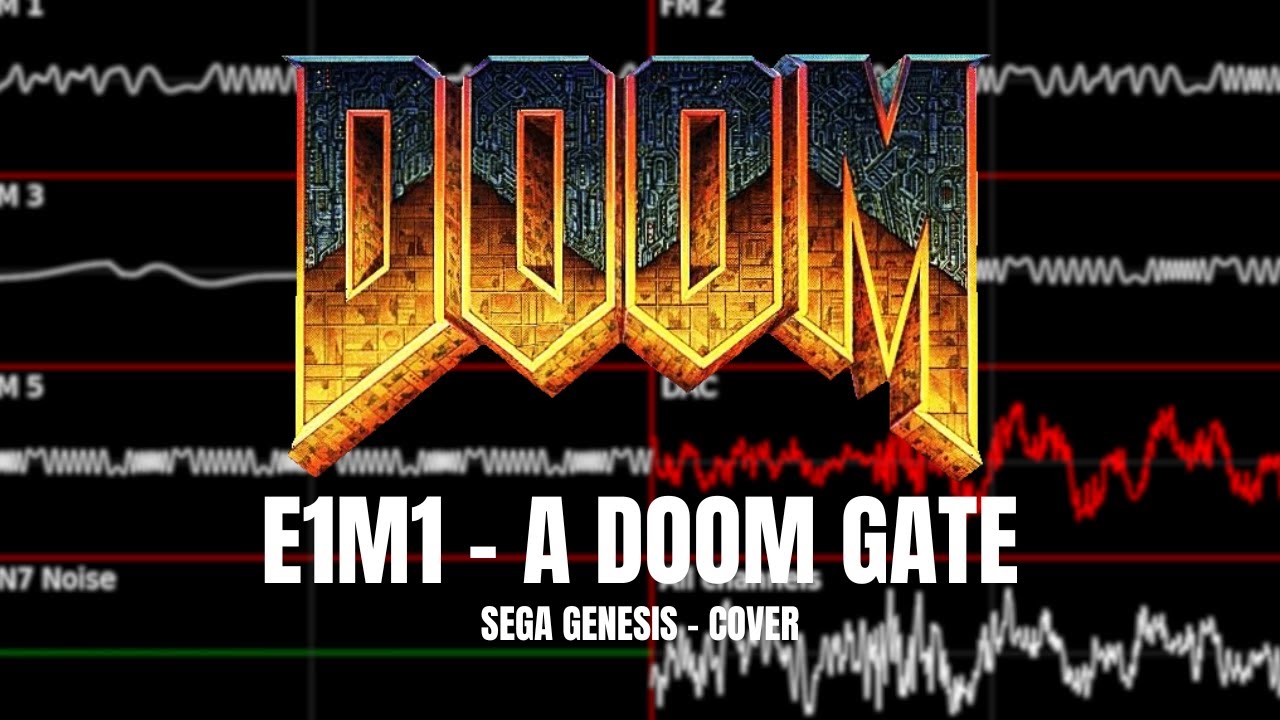 DOOM | E1M1 - A DOOM GATE | Sega Genesis Cover