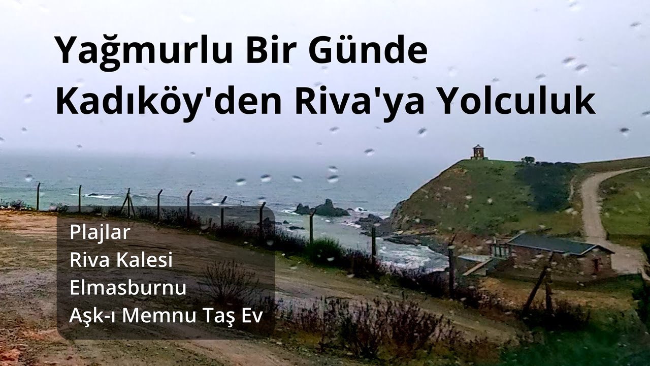 Journey in Istanbul, Turkey on a Rainy Day: Kadikoy to Riva