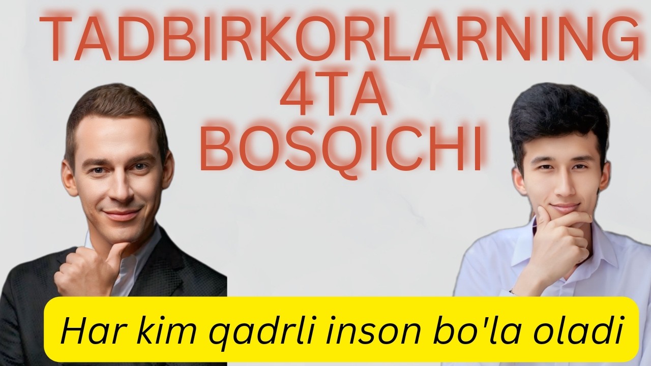 Tadbirkorlarning 4ta bosqichi | Expertes  reveal Their TOP Secrets | LNS ANDIJON