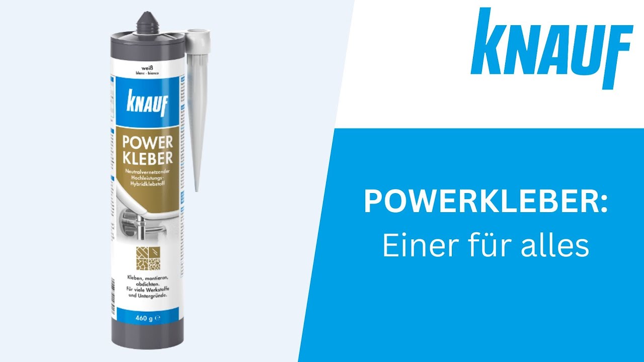 Knauf Powerkleber: Einer für Alles