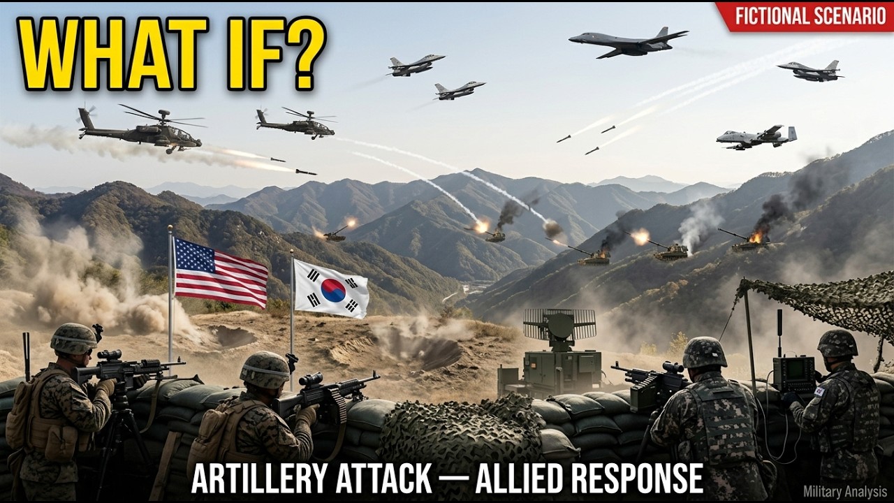 North Korea Fired Artillery At US Marines - 41 Minutes Later 9 NK Bases Were Silent Forever
