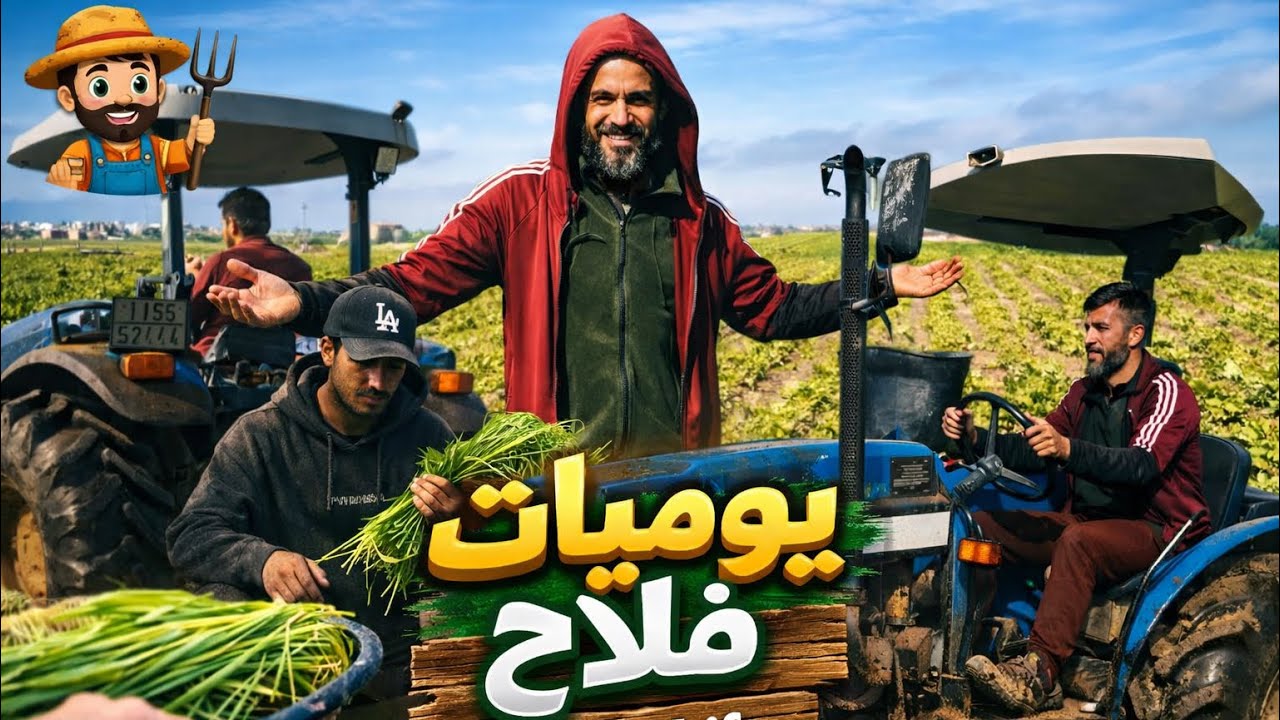 🌾 يوم كامل مع فلاح مغربي في الحقل 🇲🇦