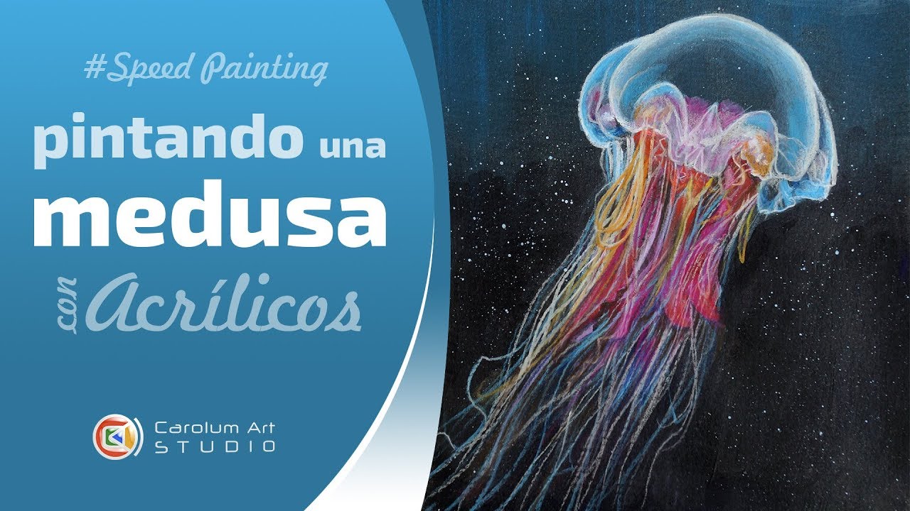 Pintura con Acrílicos Medusa Speed Painting
