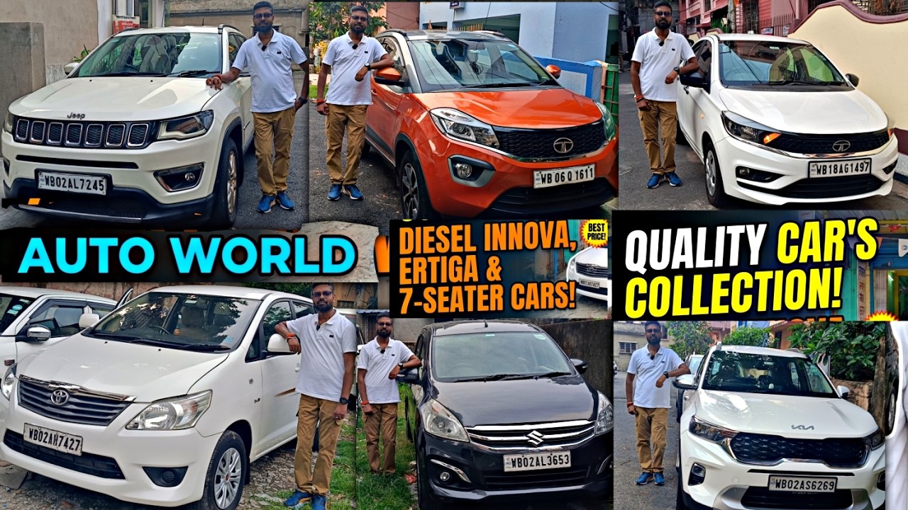 SALE PRICE | 7 SEATER And Diesel /AMT DHAMAKA 🔥TUV T8,Kia Sonet,INNOVA,JEEP Compass | Auto World