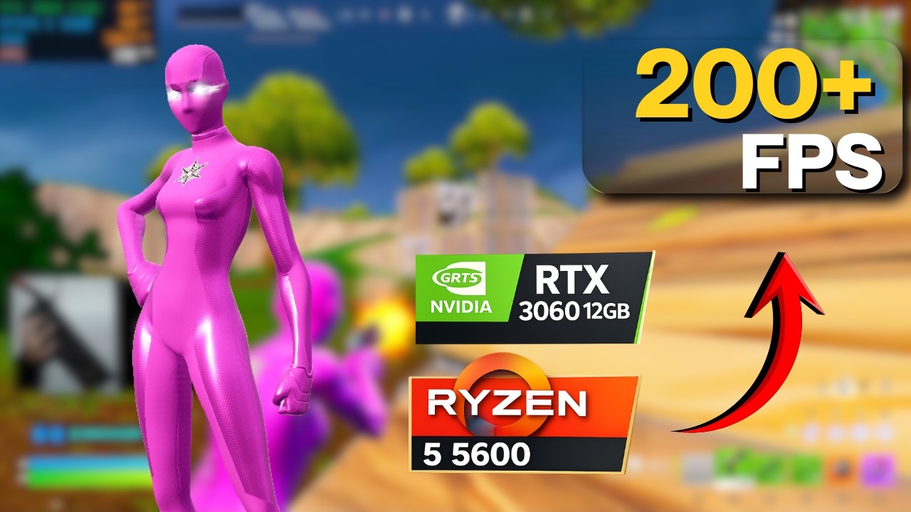 Fortnite Mapa Reload Ranqueado | RTX 3060 12GB + Ryzen 5 5600 200+ FPS!