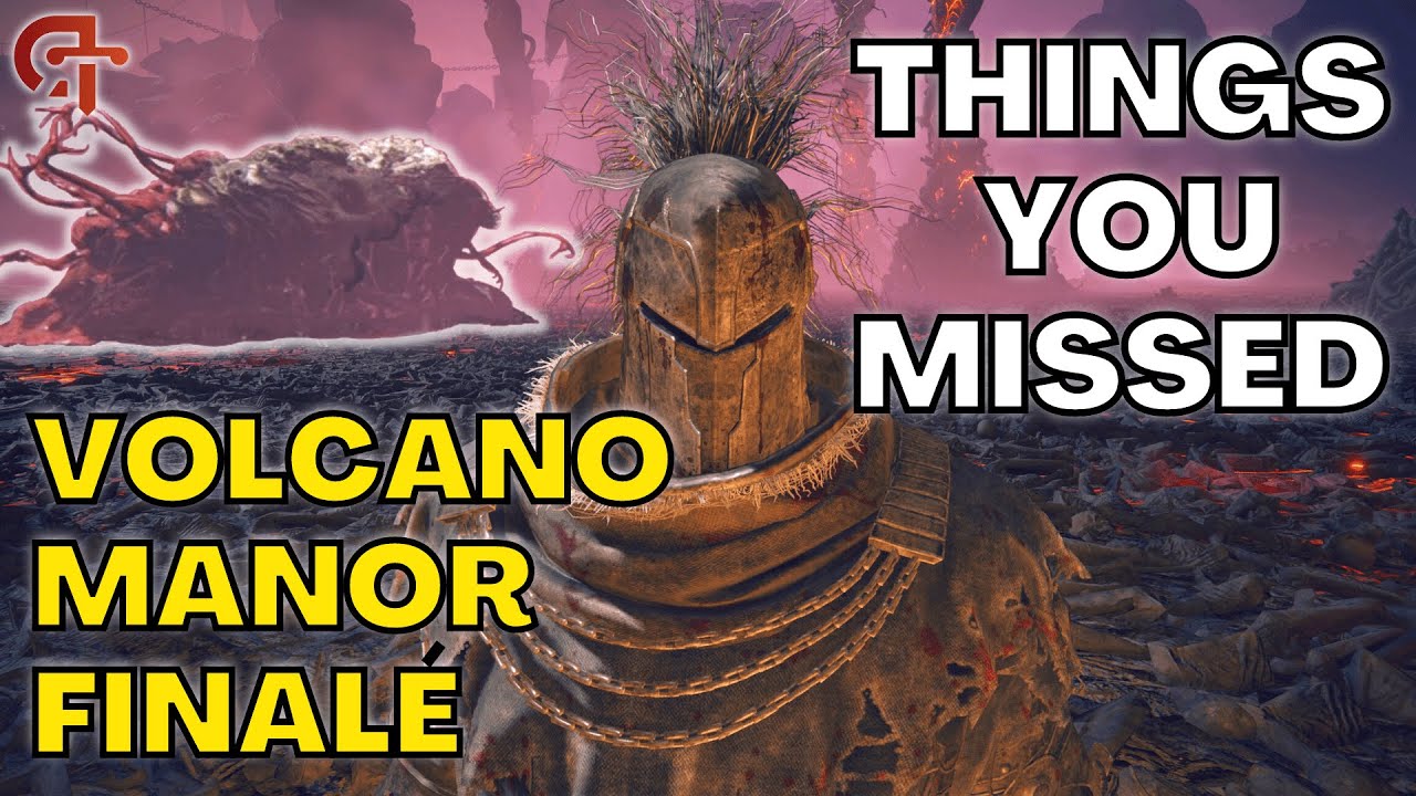 The Top Things You Missed In VOLCANO MANOR [FINAL&Eacute;]!  - Elden Ring Tutorial/Guide