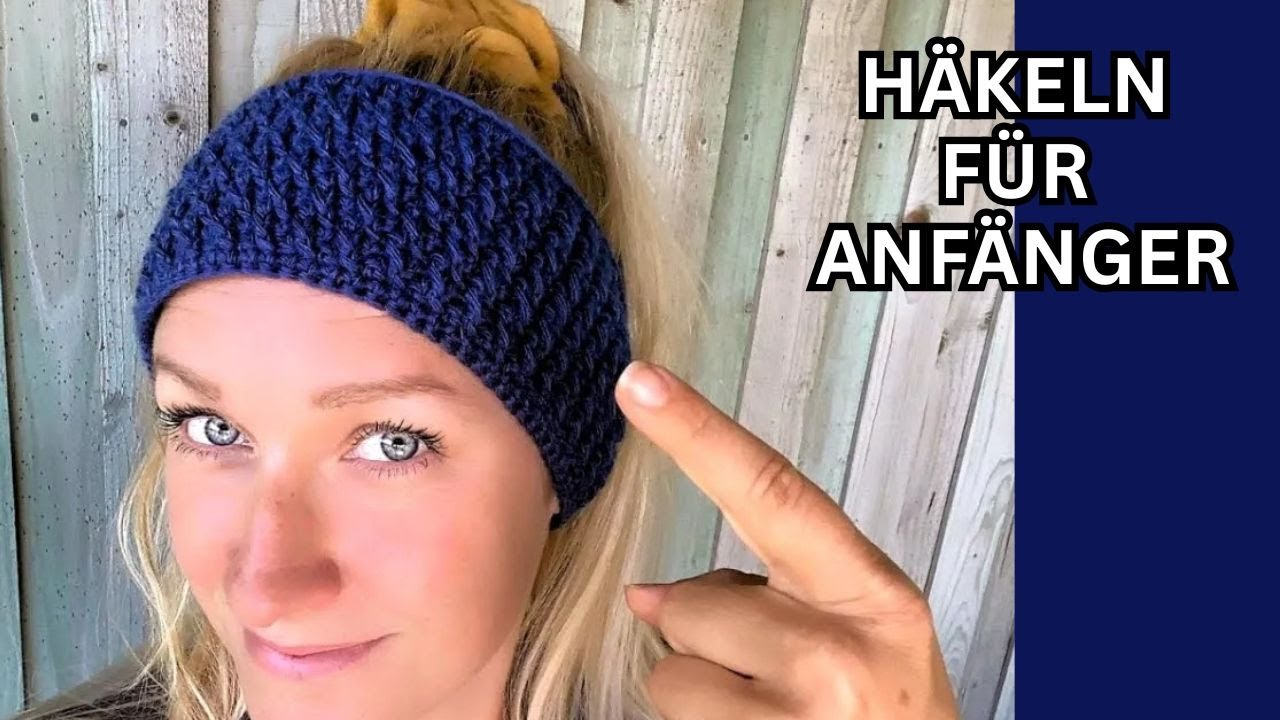 Stirnband Häkeln – Einfaches Winterprojekt mit Alpine Stitch für Anfänger