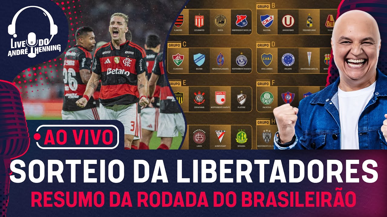 FLAMENGO ATROPELA O REMO; CHAPE 0x0 CORINTHIANS; TUDO DO SORTEIO DA LIBERTADORES E DA SUL-AMERICANA!