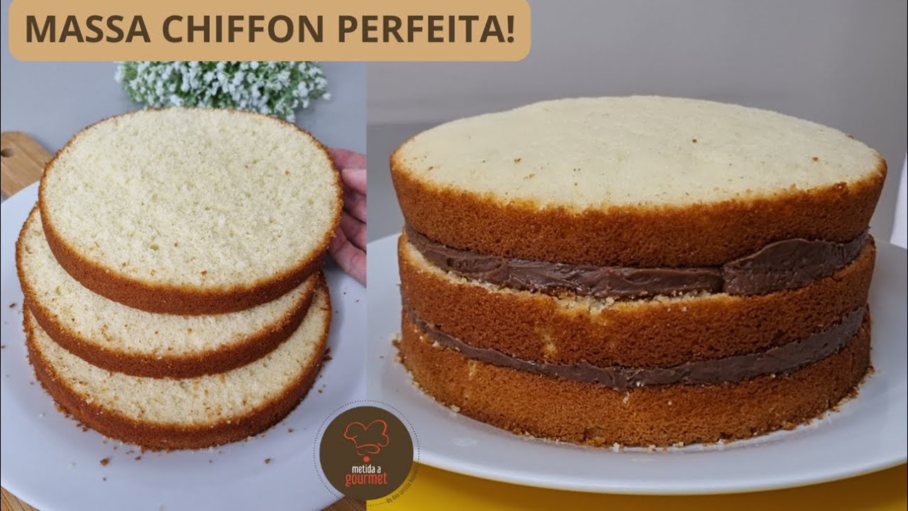 Massa Branca de Bolo para rechear | bolo fofinho, estruturado e delicioso!