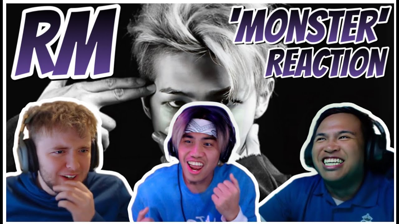 This is straight fire from the great leader RM 'Monster' Reaction #rm #rapmonster #bts #btsarmy