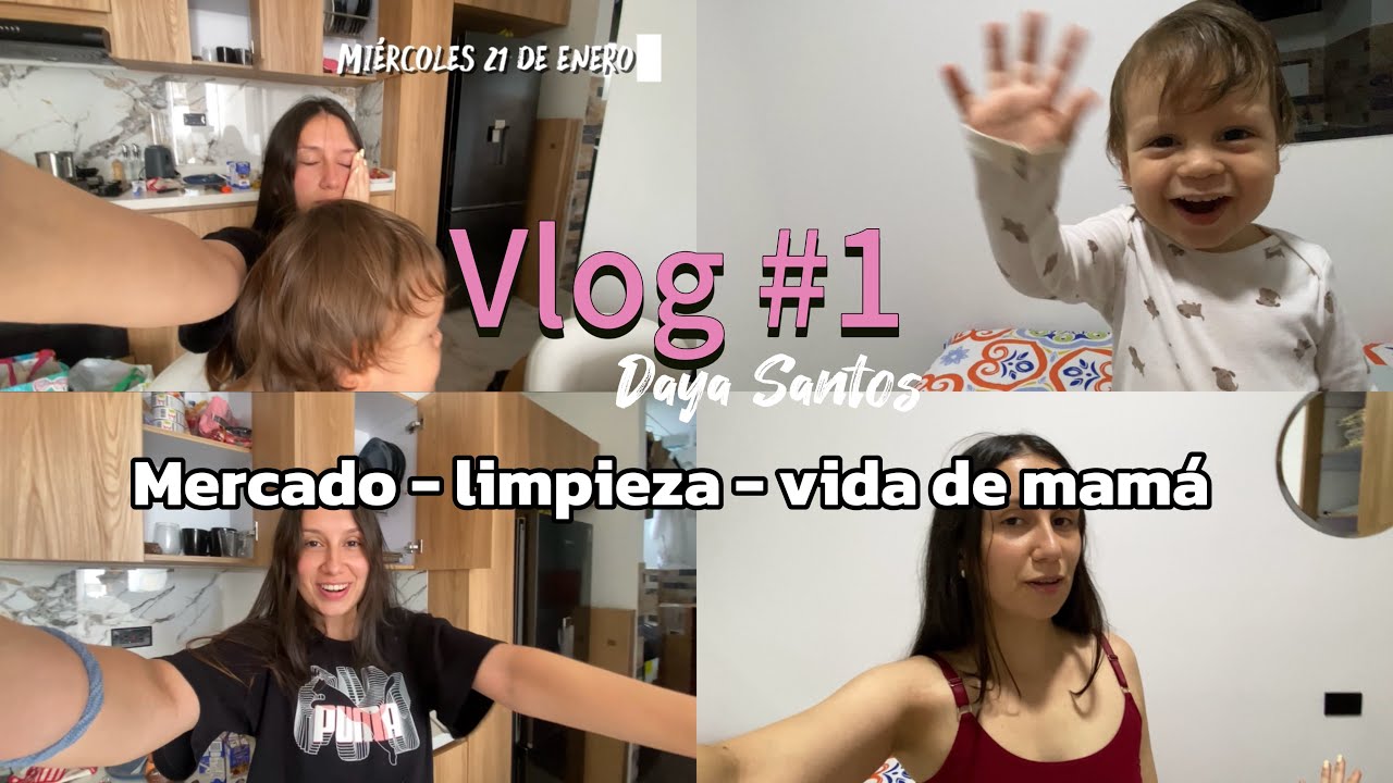 VLOG #1 | Así limpio mi hogar siendo mamá de un niño de 2 años 🧽🫧🏠 Mercado | Limpieza | Vida de mamá