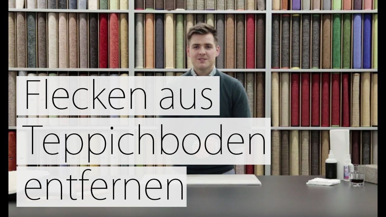 Teppichboden Flecken entfernen ohne Reiniger schonende Variante vom Fachmann - Teppichscheune.de