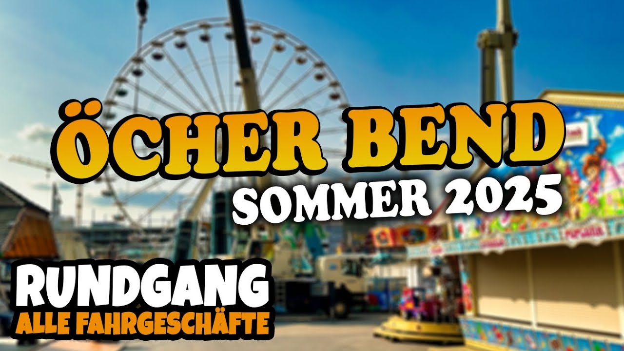 Öcher Bend 2025 - ALLE Fahrgeschäfte im Rundgang | Aufbau der Kirmes | Sommerbend 2025 in Aachen