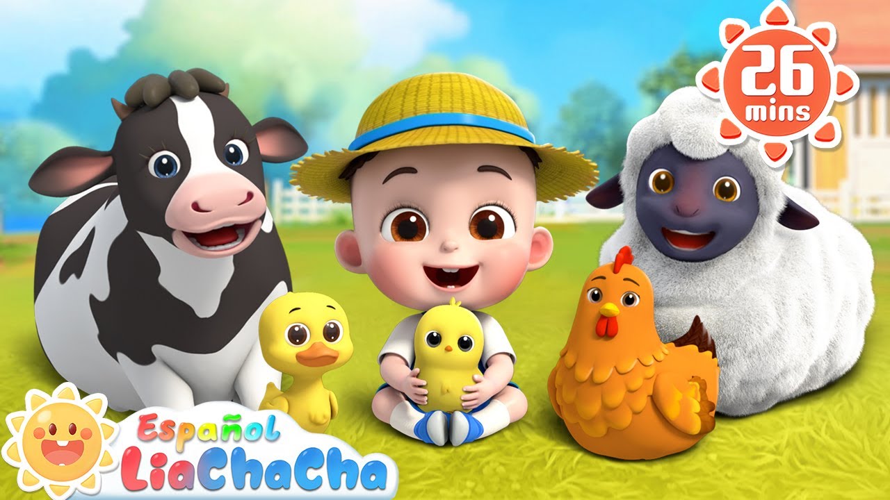 Beb&eacute; y los Animales de la Granja | Canci&oacute;n de Granja | LiaChaCha en Espa&ntilde;ol - Canciones Infantiles