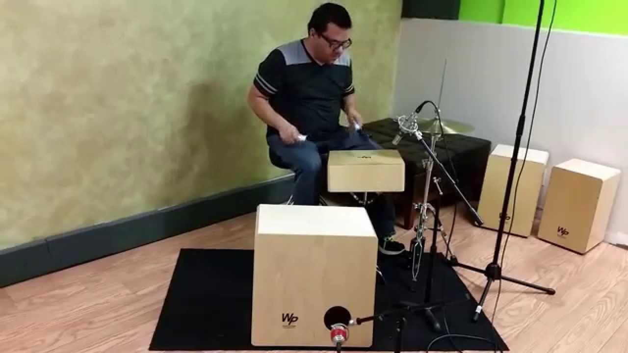 WP Bass Drum & Snare Cajon Demo (Shuffle Groove)