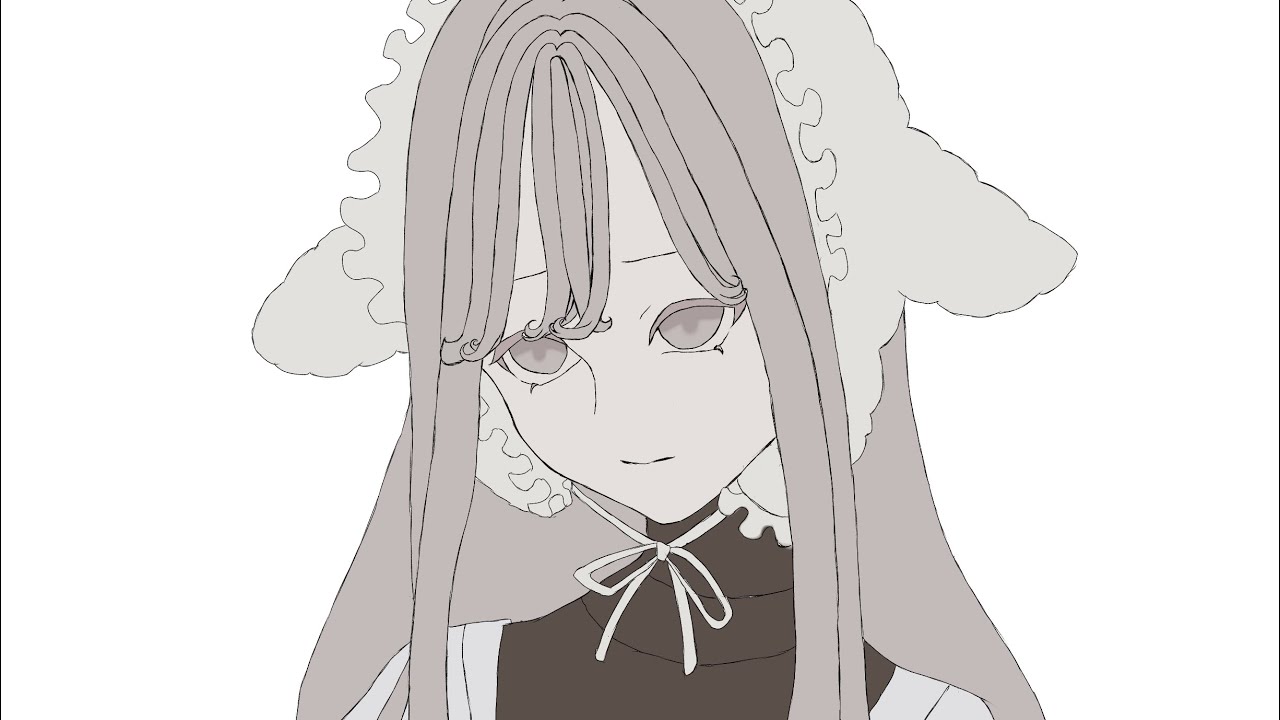 Relaxing Speed Painting｜ひつじさん Illustration Process (30min)