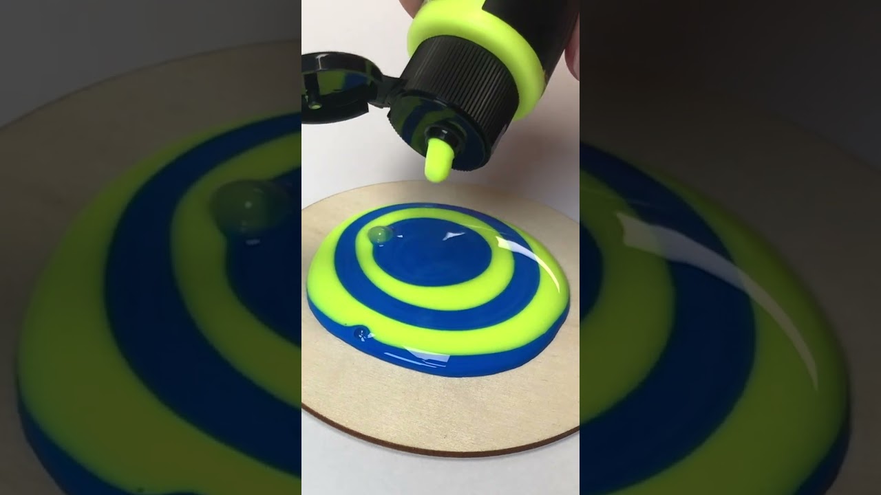 Flie&szlig;technik: Acrylic Pouring #acrylicpouring #pouringart