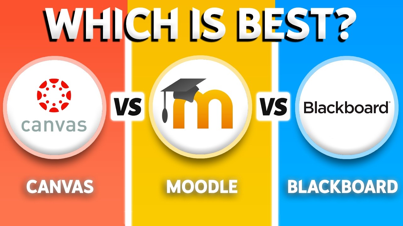 Canvas vs Moodle vs Blackboard (2026) - Which One Is BEST?